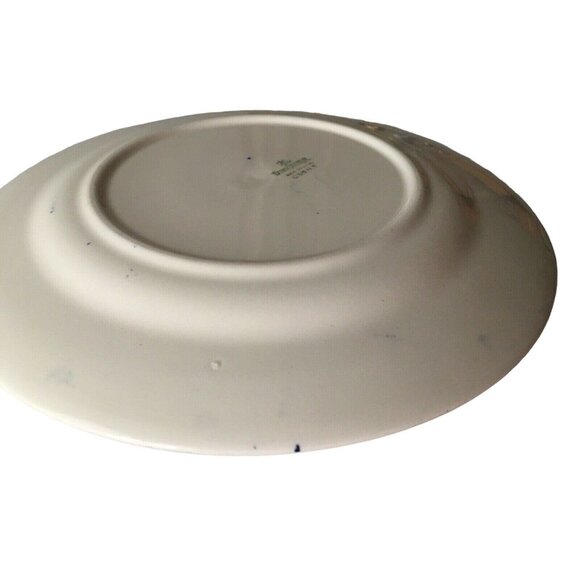 Homer Laughlin Blue Willow USA Flow Blue Dinner Plate Vintage Oriental C58N8 Vtg - Picture 10 of 12